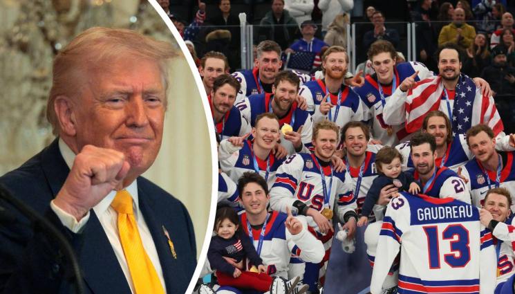 Доналд Тръмп - Тръмп би Канада на хокей