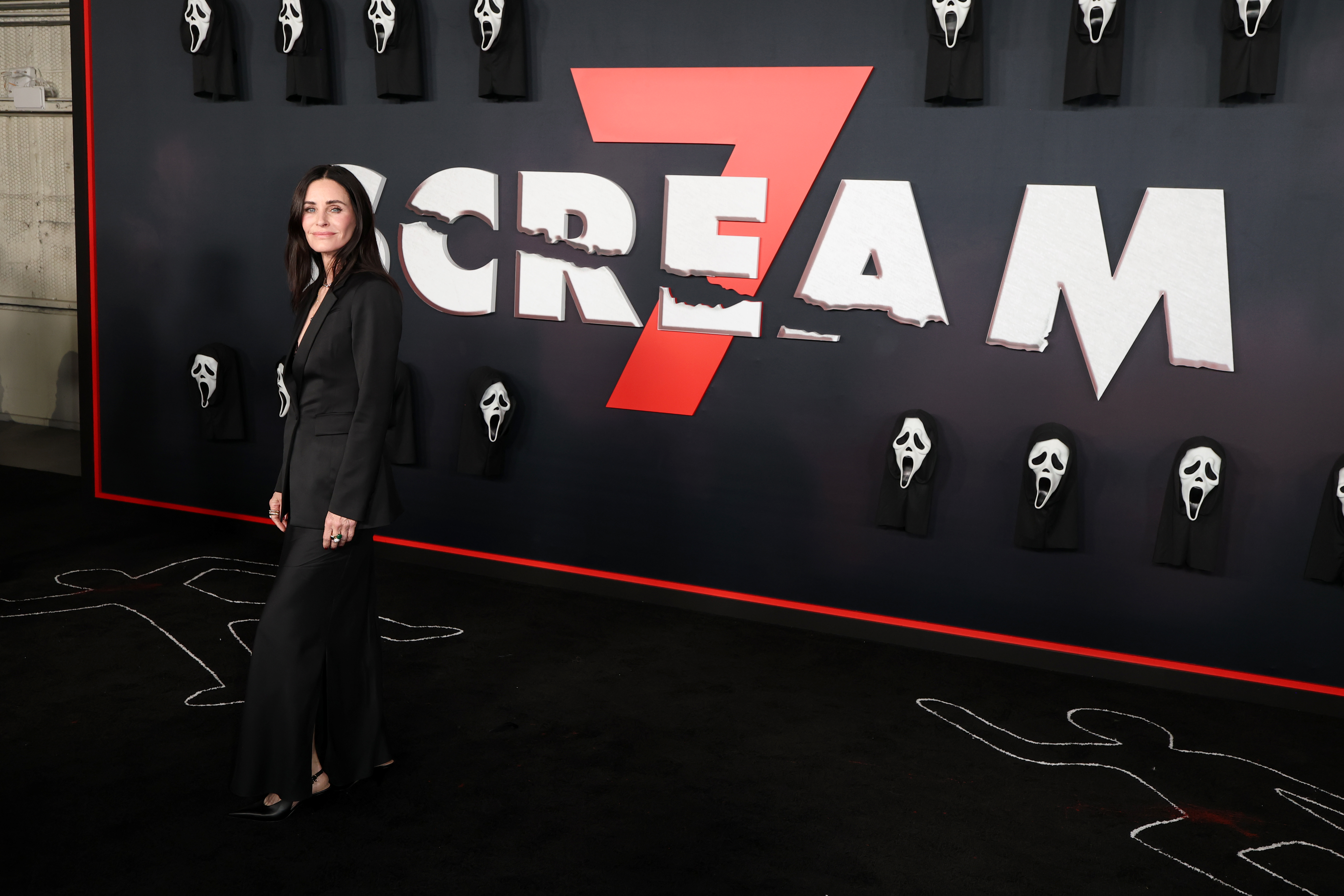 <p>Звездите на премиерата на хоръра &bdquo;Писък 7&ldquo; в Paramount Studios.</p>