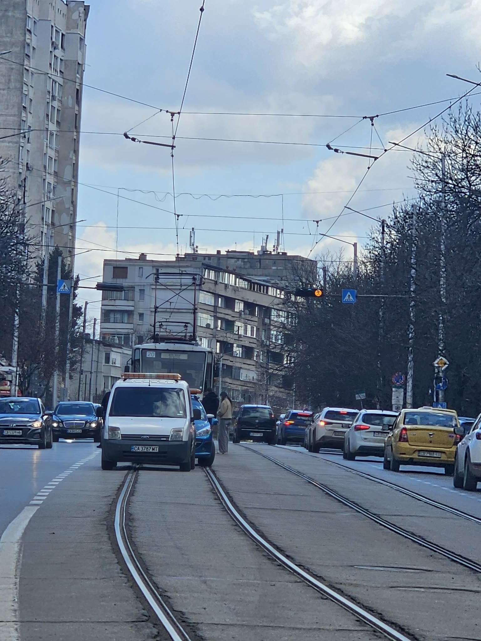 трамвай Румънско посолство