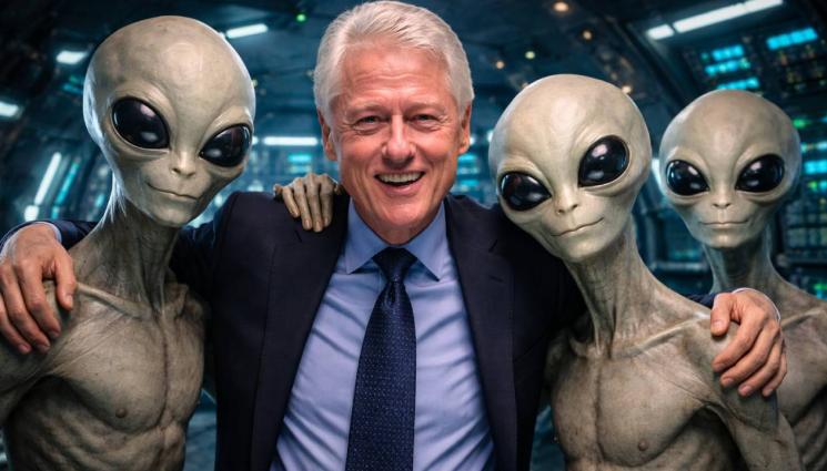 клинтън - Клинтън пръв се кълне в извънземните!