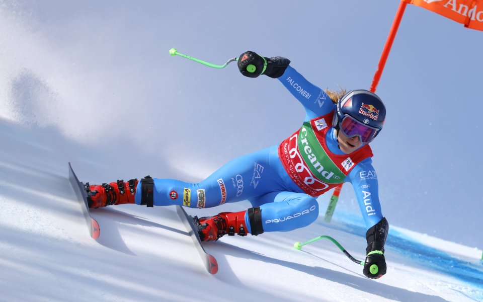 София Годжа триумфира във втория супергигантски слалом в Солдеу