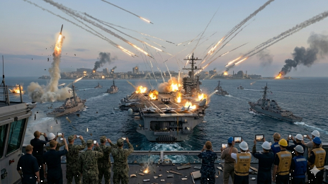 военен кораб самолетоносач