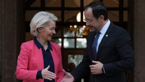 Урсула фон дер Лайен и Никос Христодулидис