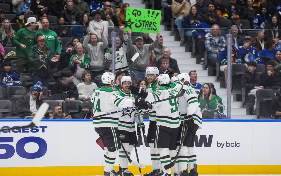 Далас с рекордна девета поредна победа в НХЛ