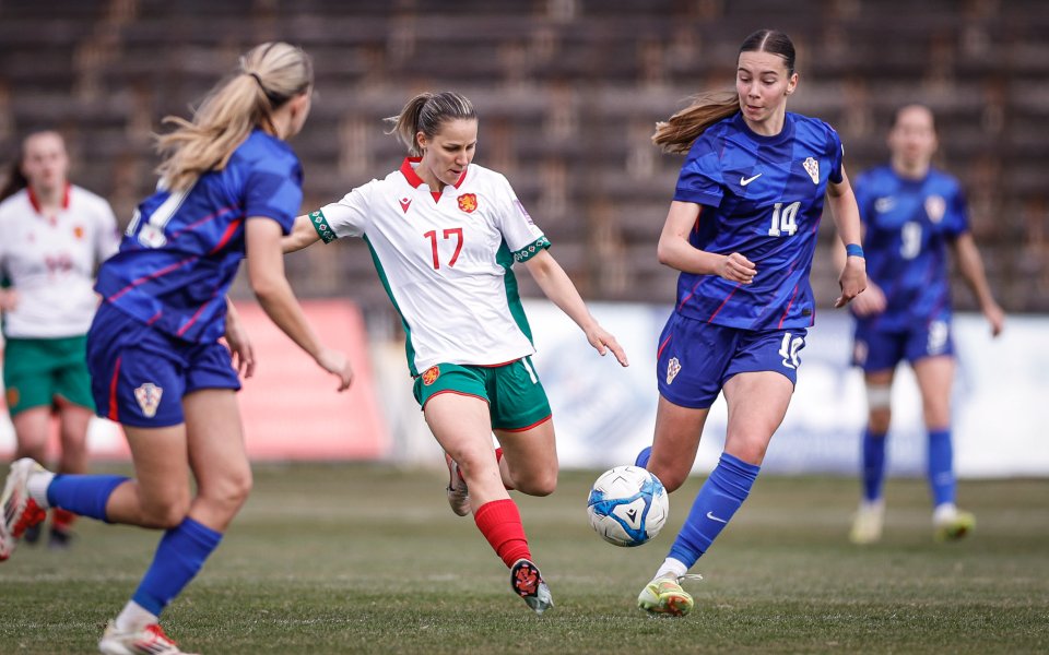 България Хърватия женски футбол1