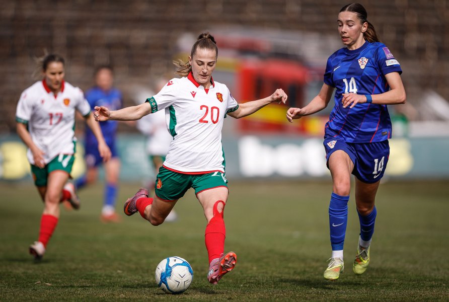 България Хърватия женски футбол1
