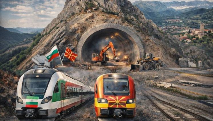 влак софия скопие - ВЛАКЪТ ЗА СКОПИЕ ТРЪГВА ПРЕЗ 2030 Г.: България и РСМ строят тунела под границата!