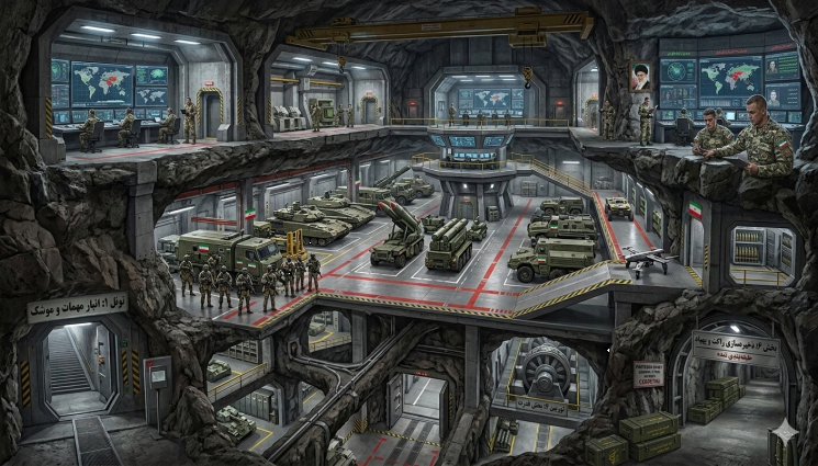 Иран - АДЪТ Е ОТДОЛУ: Иран показа подземната си военна база! (СНИМКИ+ВИДЕО)