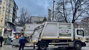 чистота боклукчийски камион София