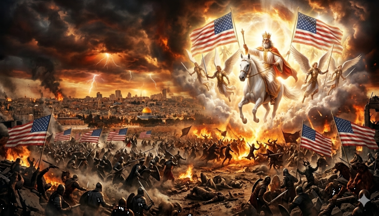 e - БОЖЕСТВЕНА МИСИЯ: Тръмп нахъсва армията си срещу Иран с Армагедони и завръщането на Господ!