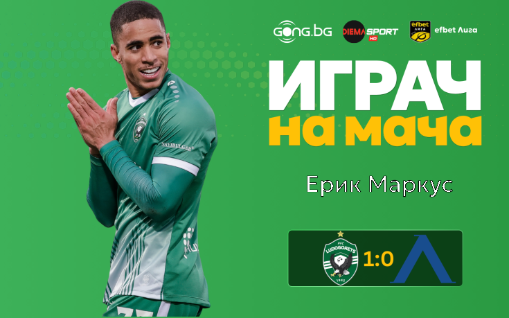 Ето кой е Играч на мача след Лудогорец - Левски