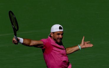 Григор Димитров за мача с Алкарас: Аз гледам моята половина на мрежата