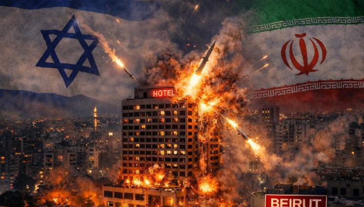бейрут удар израел иран - Израел с мащабна атака срещу Техеран
