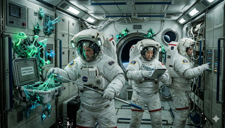 астронавти - ТРЕВОГА ОТ КОСМОСА: Астронавти носят извънземни болести от Марс?!