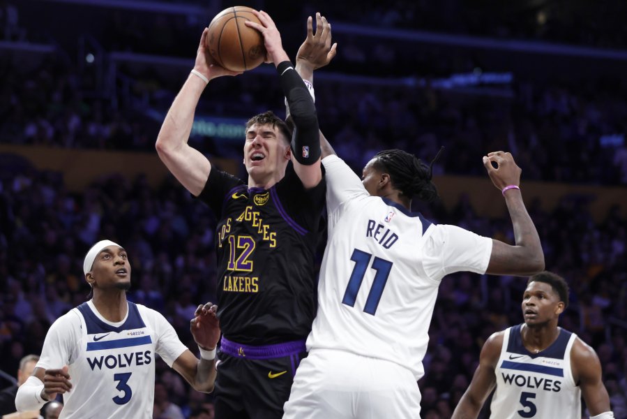 Лос Анджелис Лейкърс Минесота Тимбъруулвс1