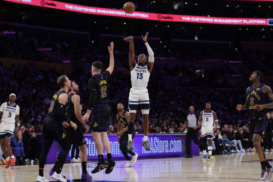 Лос Анджелис Лейкърс Минесота Тимбъруулвс1