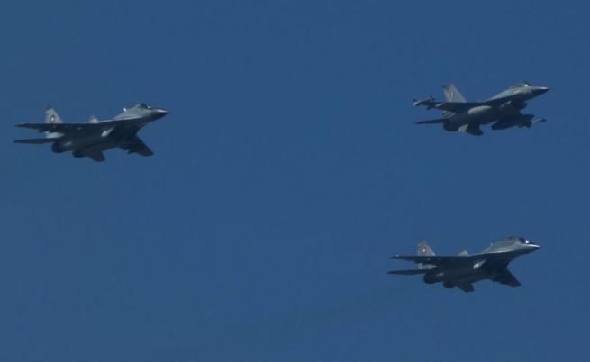 България и Гърция проведоха съвместни полети с МиГ-29 и F-16 за засилване на въздушната защита