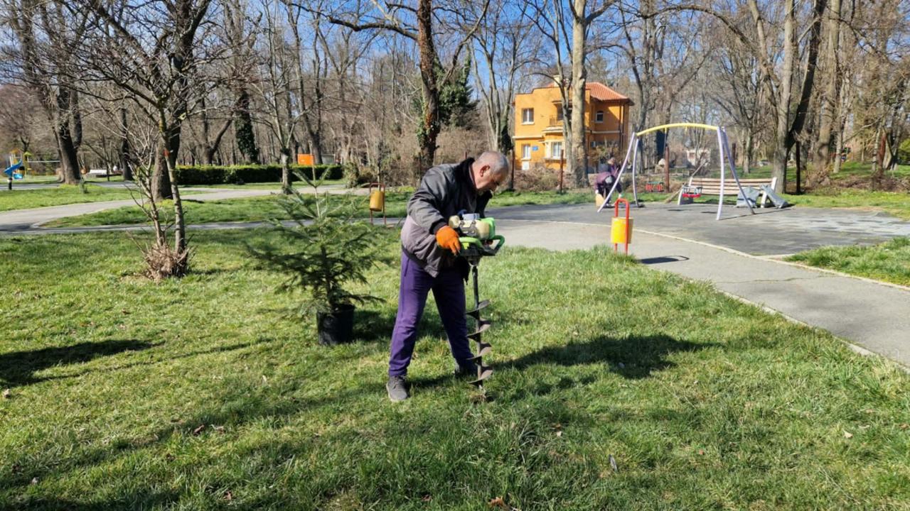 Втори живот за коледната украса на Карнобат