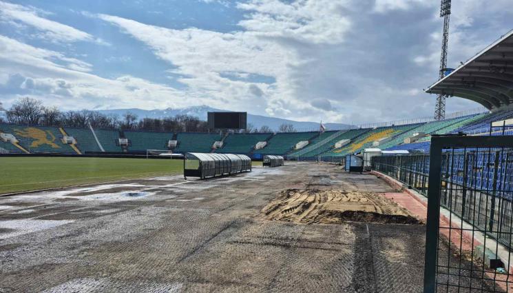 лека атлетика - Започна обновяването на лекоатлетическата писта на Националния стадион „Васил Левски“