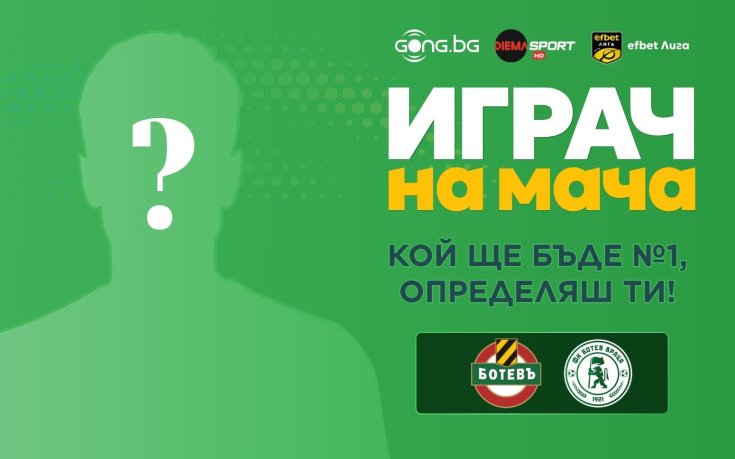 Гласувай за Играч на мача Ботев Пловдив - Ботев Враца