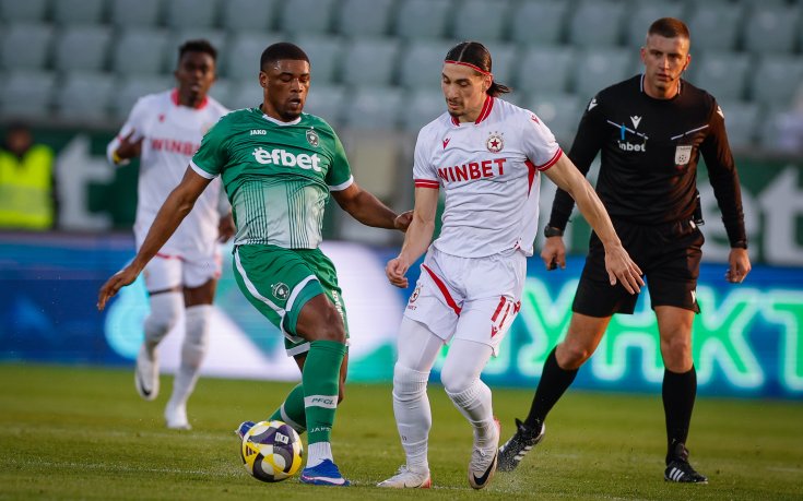 НА ЖИВО: Лудогорец 1:0 ЦСКА, Квадво Дуа откри в Разград, Питас удар греда