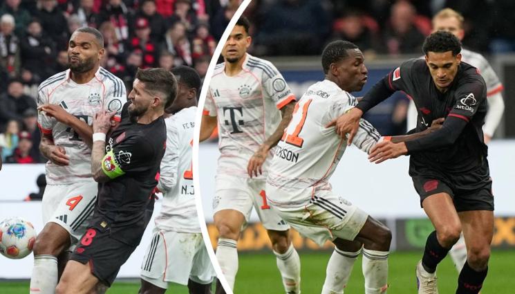 Леверкузен Байерн - Байерн взе точка срещу Леверкузен с 9 души