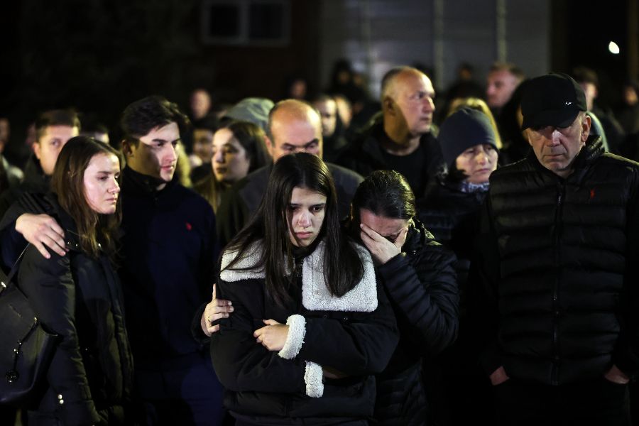 <p>Година след трагедията в дискотека "Пулс" в Кочани.</p>