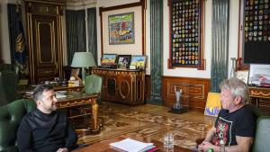 Володимир Зеленски се срещна с американския актьор Шон Пен