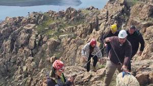 Спасителна акция по изваждането на паднали в пропаст овце