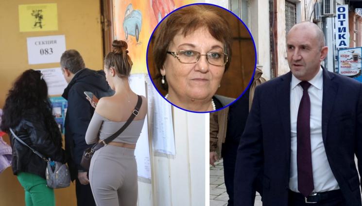 с - Проф. Милена Стефанова пред 