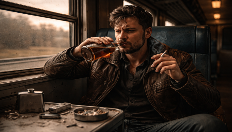 влак пуши пие пушене - ЕКШЪН В БДЖ! Лют врачанин нападна полицаи