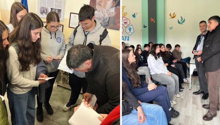 Веселин Маринов - С “ЛЯТНА ЖЪЛТА РОКЛЯ”: Ученици разплакаха Веско Маринов