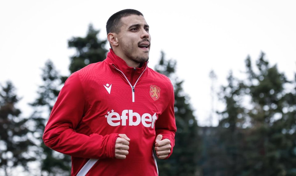 Тренировка на българския национален отбор по футбол преди турнира FIFA1