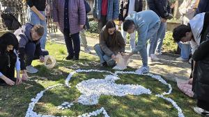 в Добрич създадоха бяло гълъбче