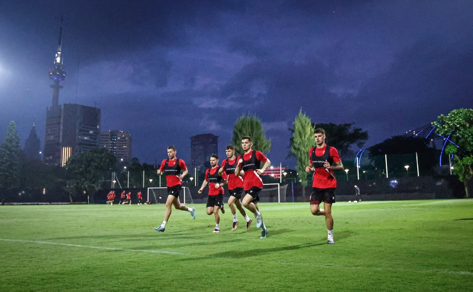 Тренировка на националите в Джакарта1