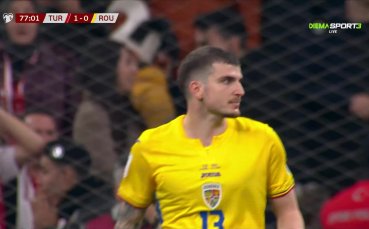 Късметът покри Турция след удар на Станчу в гредата