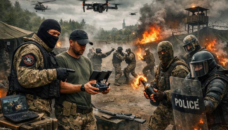 армия полиция война военни - ШПИОНСКИ СКАНДАЛ: „Вагнер“ вербува българи за терористични атаки в Европа!