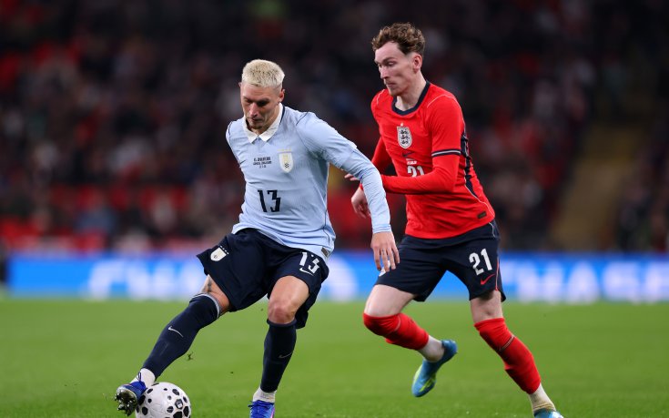 НА ЖИВО: Англия 0:0 Уругвай, домакините натискат