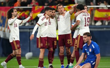 С доминантен футбол Испания не остави шанс на Сърбия