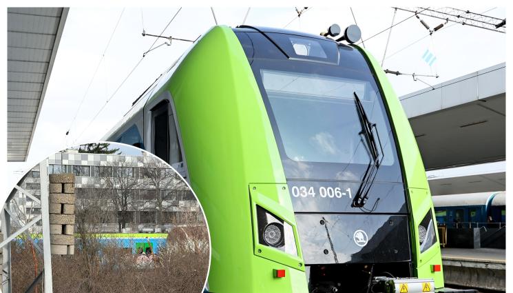 в - ПРЕДИ ДА Е ВОЗИЛ ПЪТНИЦИ: С графити омазаха новия влак