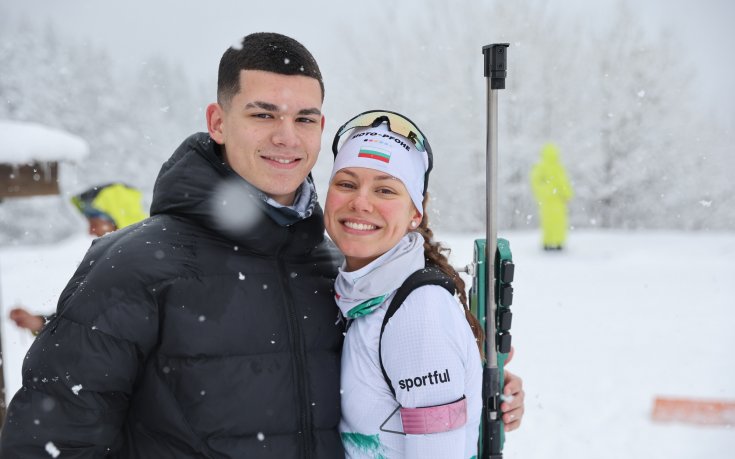 Лора Христова и Владимир Илиев с второ злато на държавното по биатлон