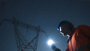 на тъмно без ток