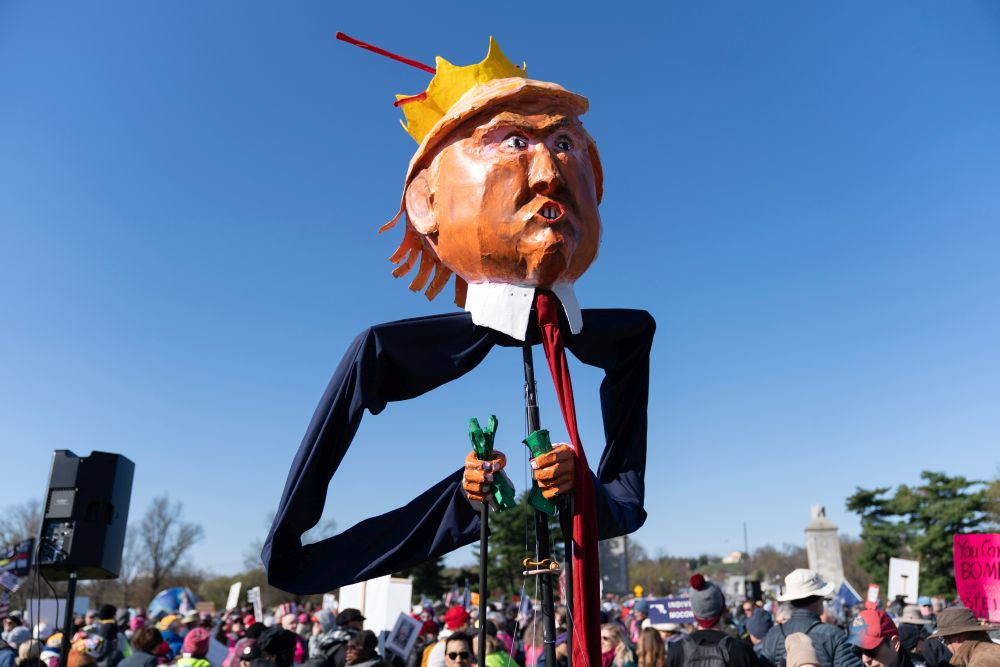 Протестите срещу президента на САЩ Доналд Тръмп