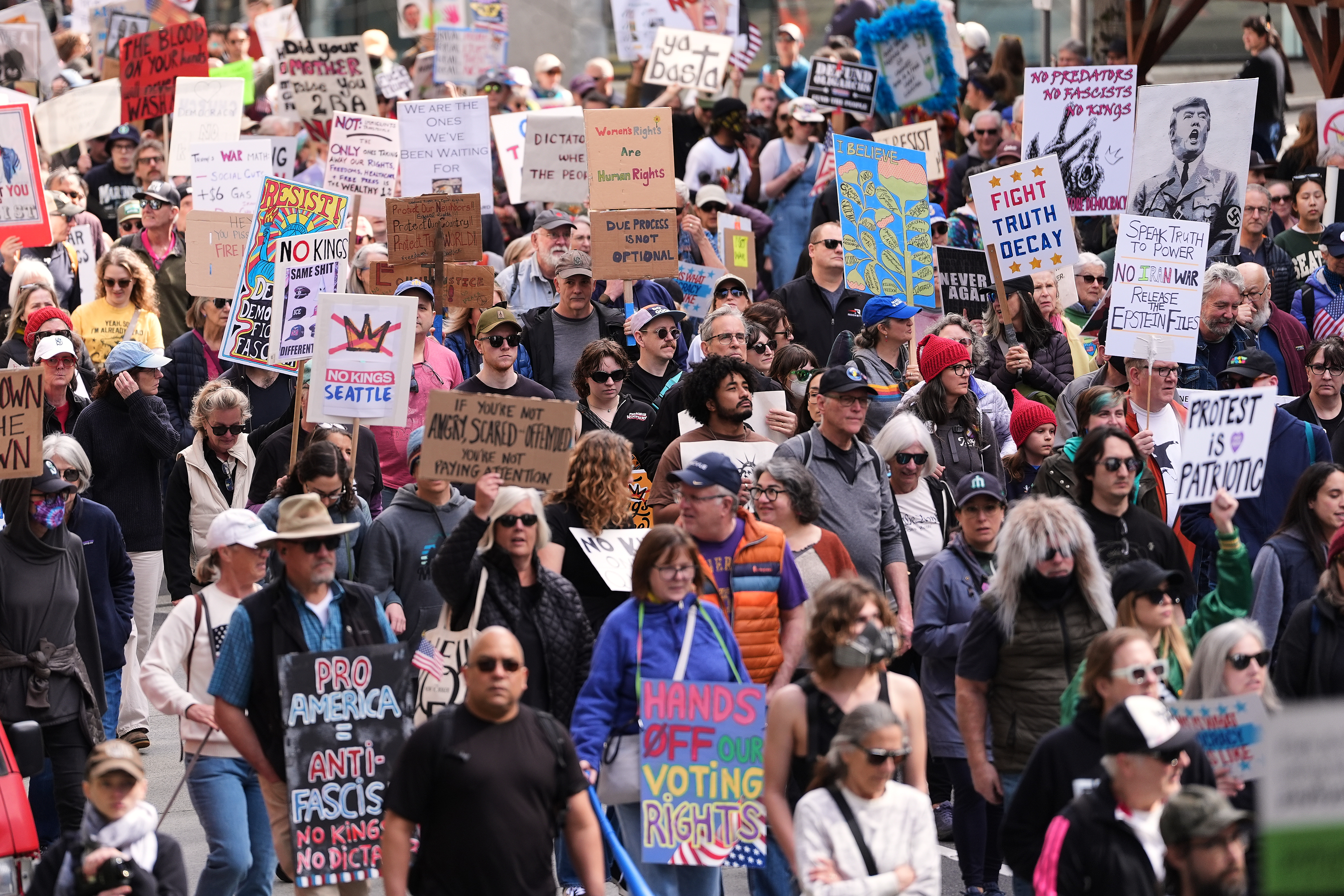 Протестите срещу президента на САЩ Доналд Тръмп