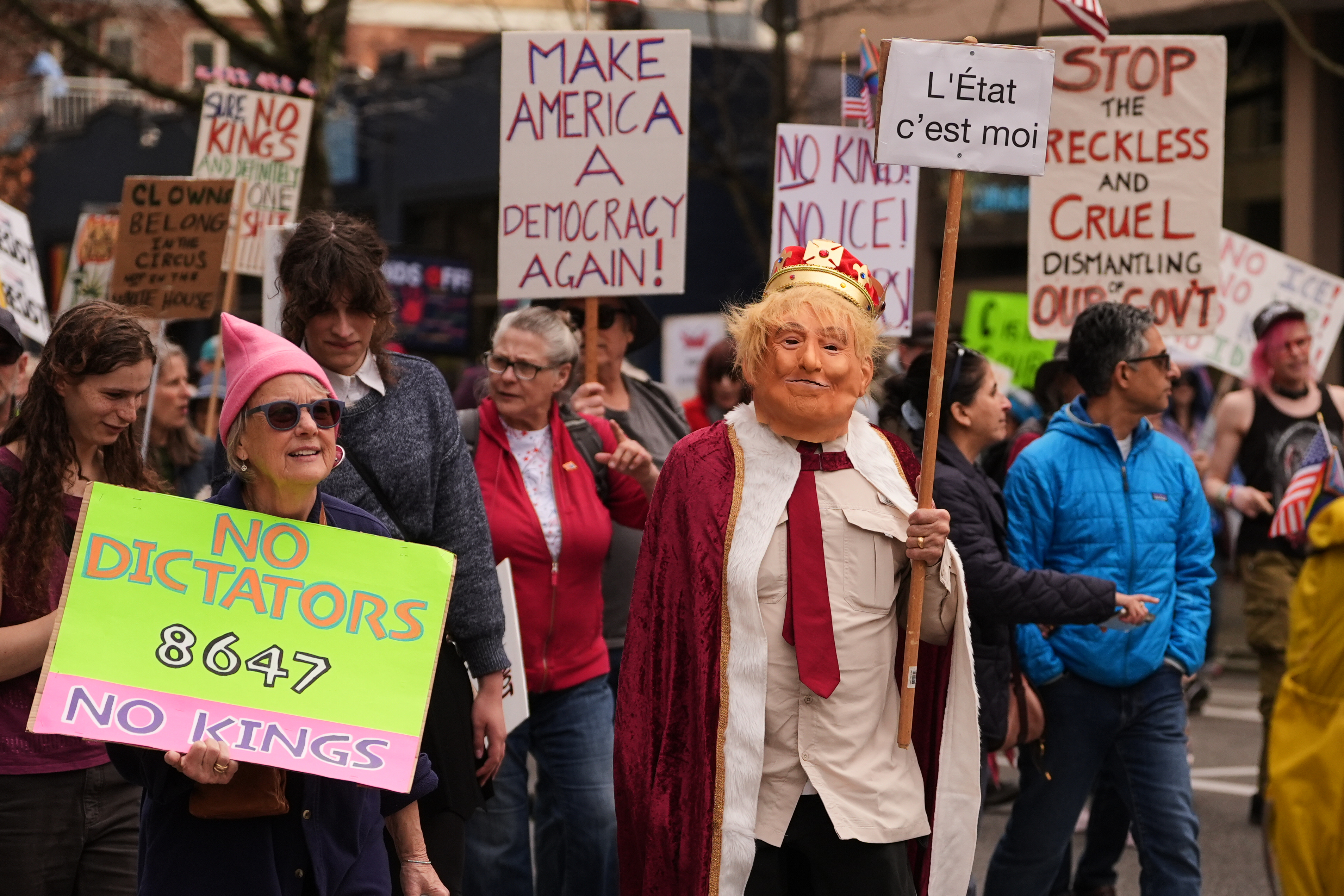 Протестите срещу президента на САЩ Доналд Тръмп