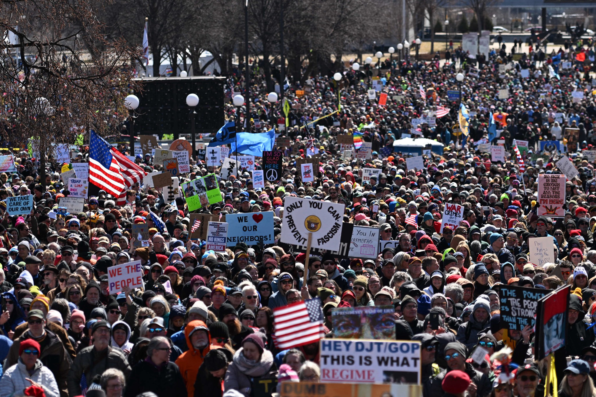 Протестите срещу президента на САЩ Доналд Тръмп