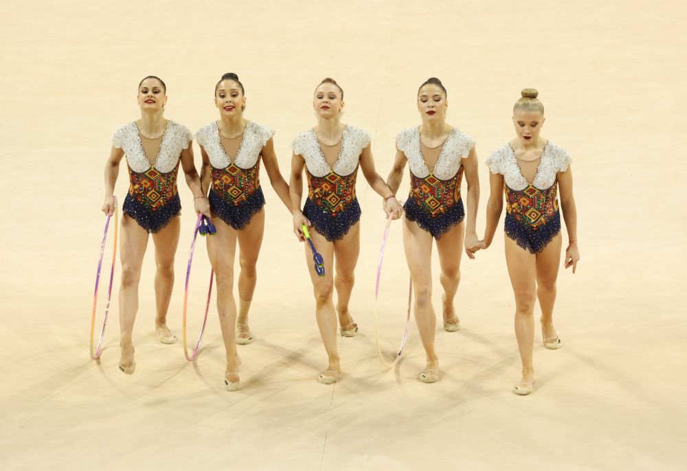 Ансамбълът на България по художествена гимнастика