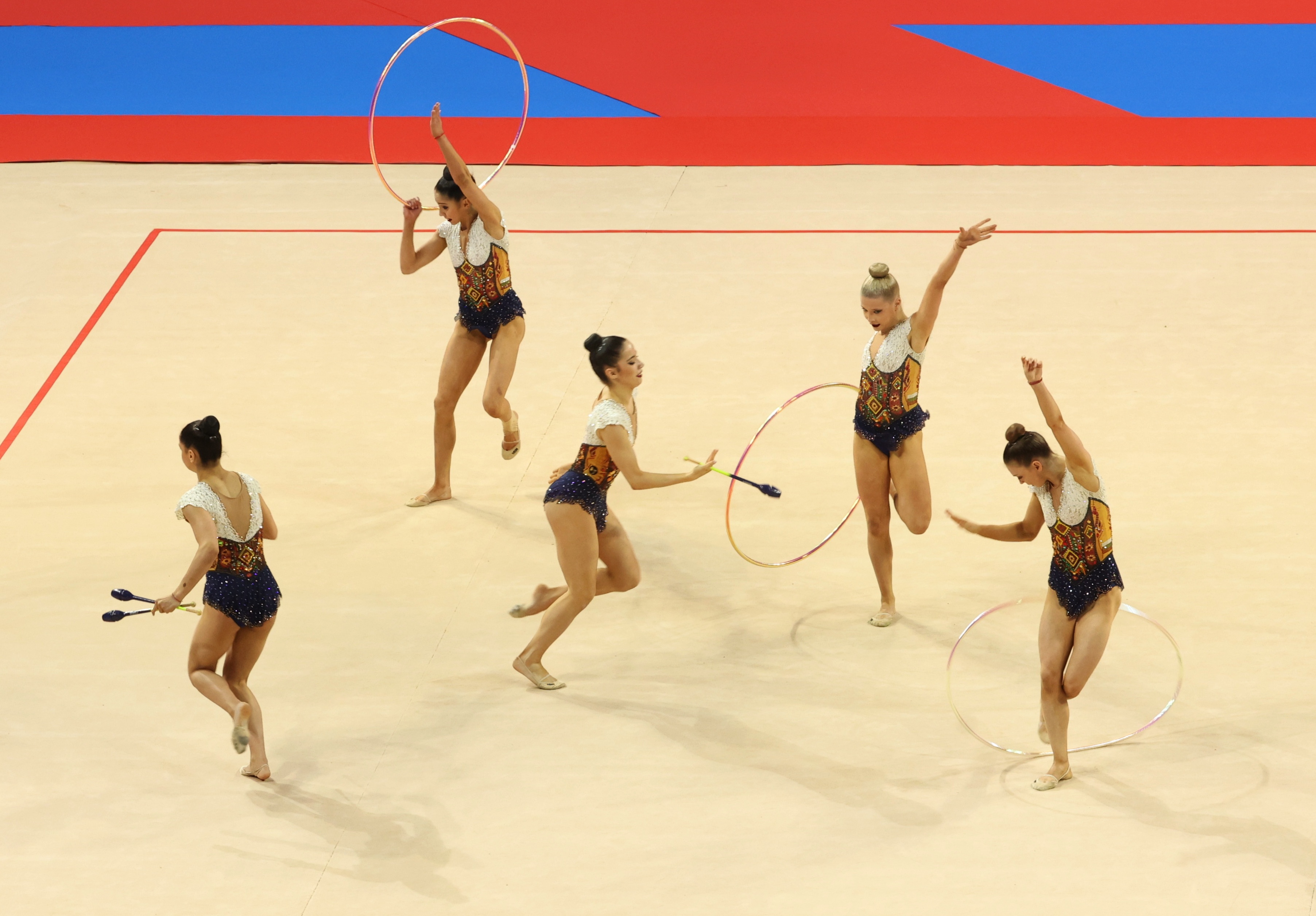 Ансамбълът на България по художествена гимнастика