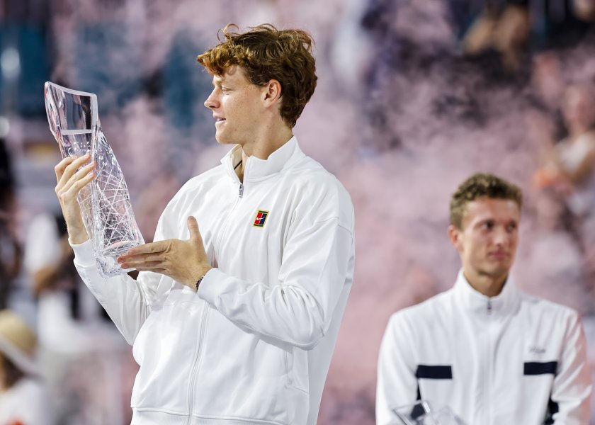 Яник Синер спечели Мастърс турнира в Маями и оформи Слънчев1