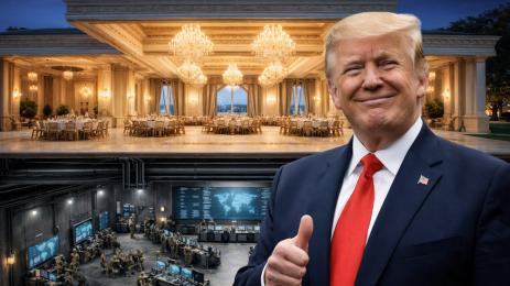 Тръмп белият дом бална зала военен комплекс